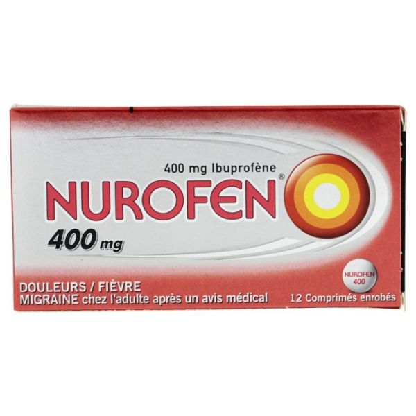 Nurofen 400mg Cpr Enr Plq/12