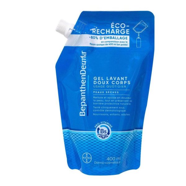 Bepanthenderma Gel Lav Doux Corps Eco/400ml