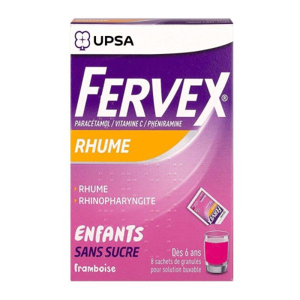 Fervex Rhume Par Glé Buv En Sach Enf B/8