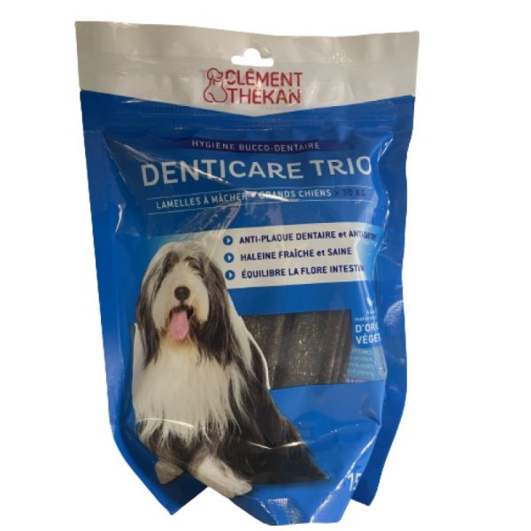 Denticare Trio Lamelles à Mâcher Chien 30kg B/15