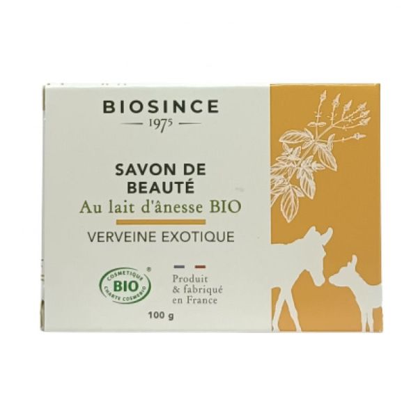 Biosince 1975 Savon au Lait d'ânesse Bio Verveine exotique 100g