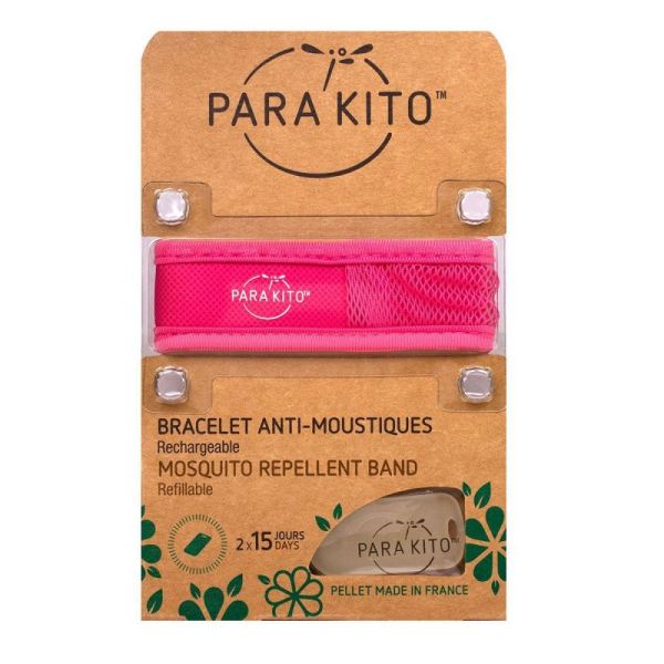 Para'kito Bracelet Répuls Moust Fuschia