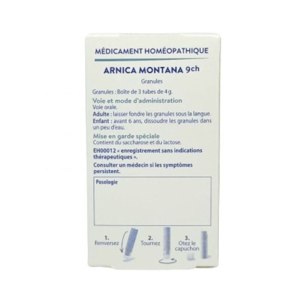 Arnica Montana 9 CH boite de 3 tubes