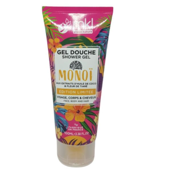 Mkl Gel Douche Green Summer Monoï Tube 100ml