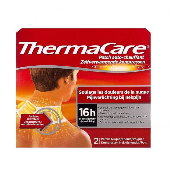 Thermacare Patch Chauffant Nuque épaule Poignet Boite de 2