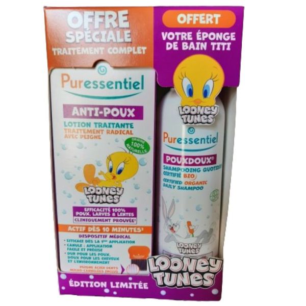 Puressentiel Poux Looney Shampoing Bio 200ml+lot