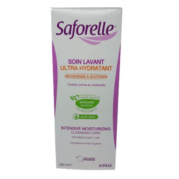 Saforelle Soin Lavant Hydratant Flacon 250 ml