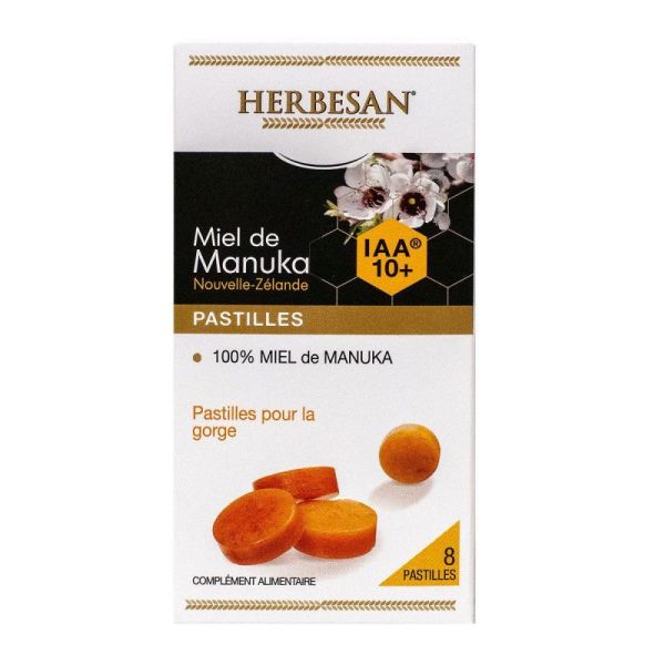 Herbesan Pastille 100% Miel De Manouka