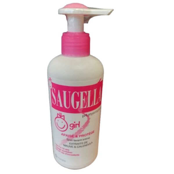 Saugella Girl Savon Liquide Hygiène Intime Flacon Pompe/200ml