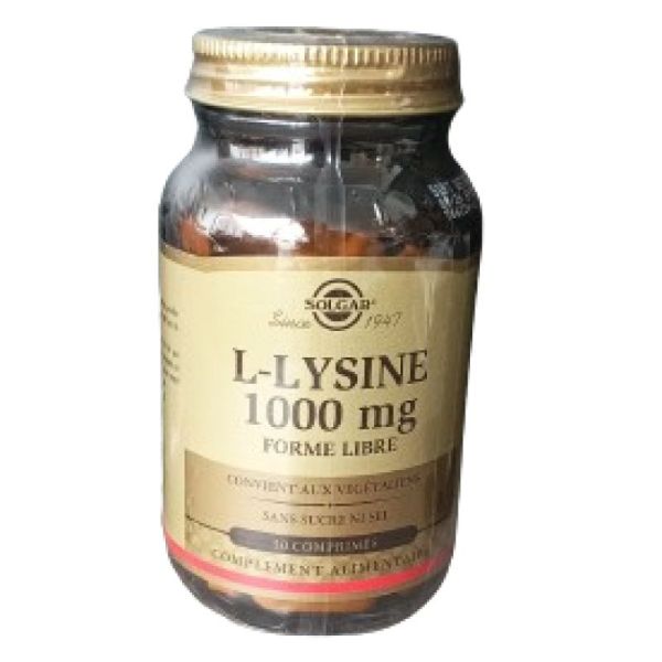 Solgar L-lysine Comprimé Pot de 50