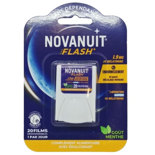 Novanuit Flash Film Orodispersible Boite de 20