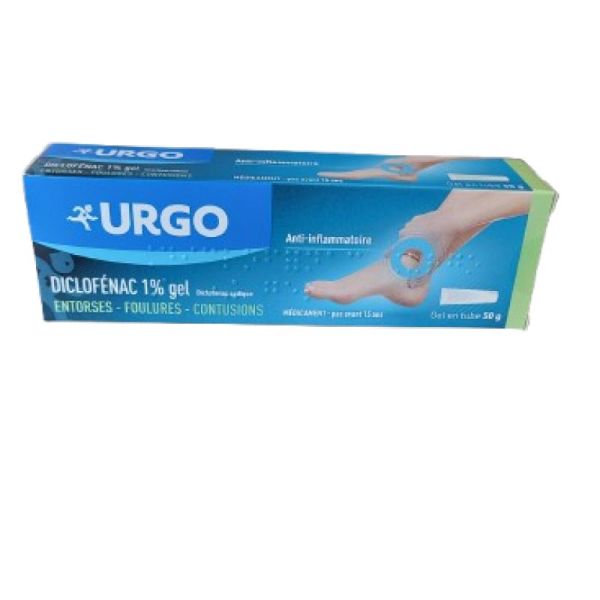 Diclofenac Urgo 1% Gel Tube 50g