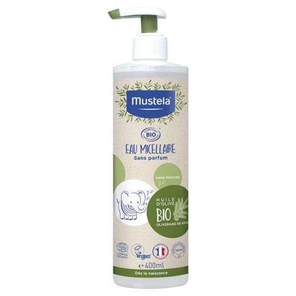 Mustela Eau Micellaire sans rinçage Bio 400ml