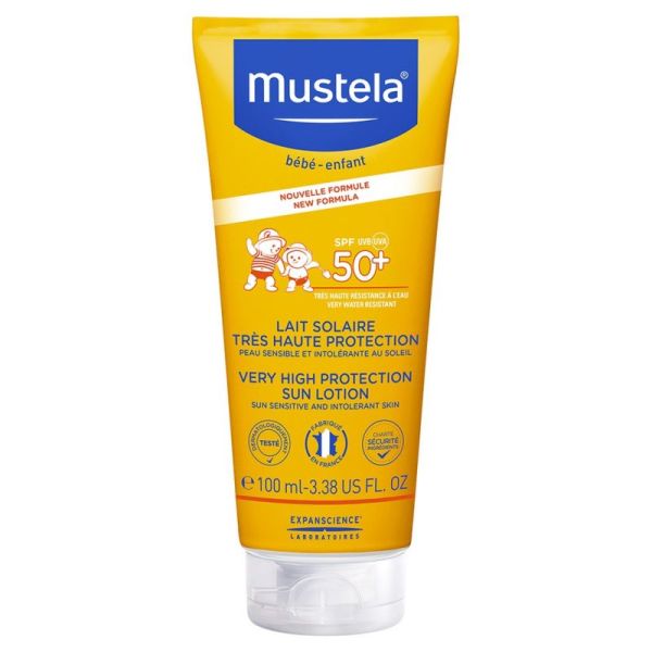 Mustela Lait Solaire très haute protection SPF50+ 100ml