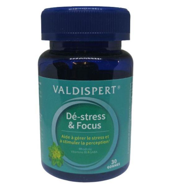 Valdispert De-stress & Focus Gommes Pot de 30