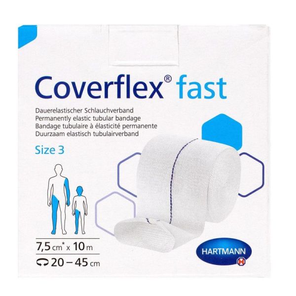 Coverflex Fast Bde De Fixat T3 7,5cmx10m