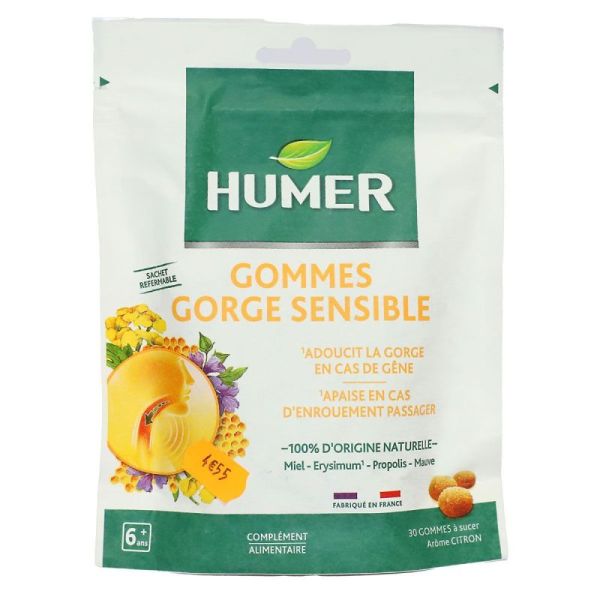 Humer Gom Gorge Sensible Citron Sach/30