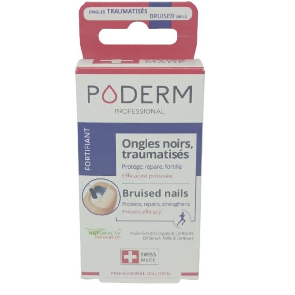 Poderm Huile Sérum Ongles Noirs Traumatisés 8 ml