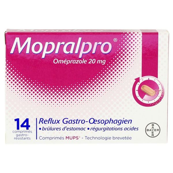 Mopralpro 20mg  14 comprimés