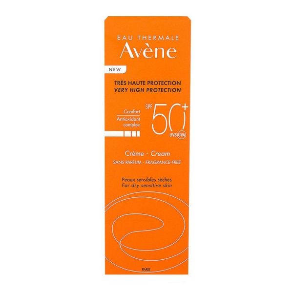 Crème Solaire sans parfum SPF 50+ 50ml