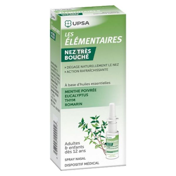 Les Elementaires Spray Nasale Nez Très Bouché 15ml