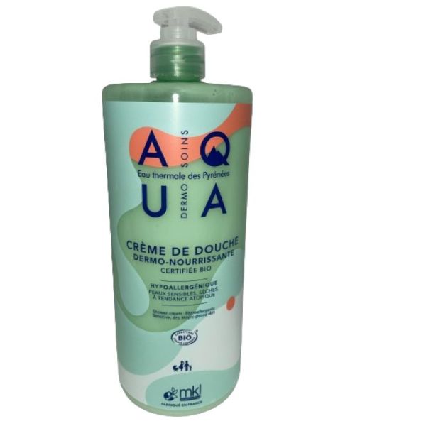 Aqua Crème de Douche Dermo-Nourrisante Flacon Pompe 1L