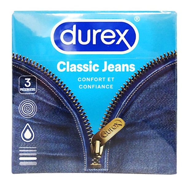 Durex Class Jeans Préserv Av Rés Poch/3