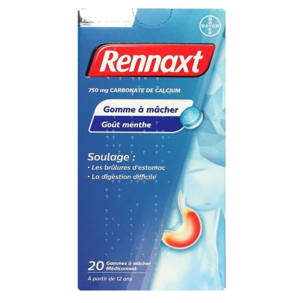 Rennaxt 750mg Gom Méd Plq/20