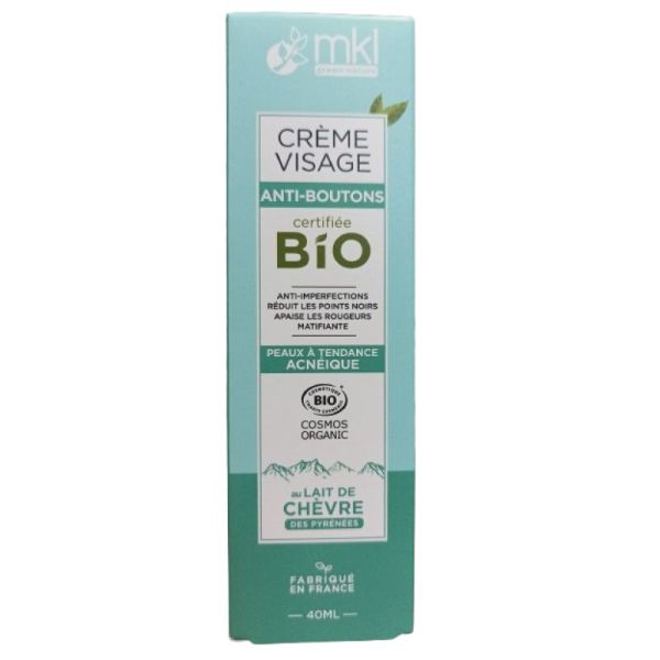 MKL Crème Visage Anti-Boutons Tube 40 ml