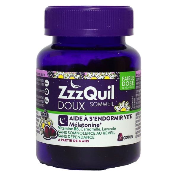 Zzzquil Doux Sommeil Gom Frts Bois P/30