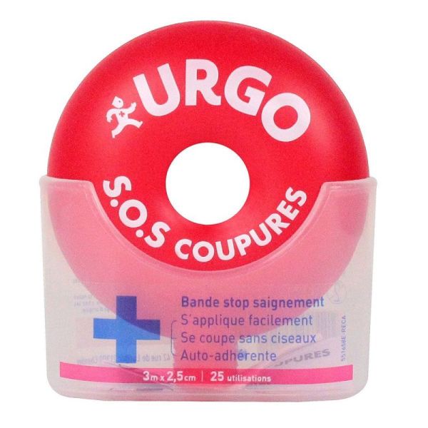 Urgo Sos Coupures Bande 2,5cmx3m