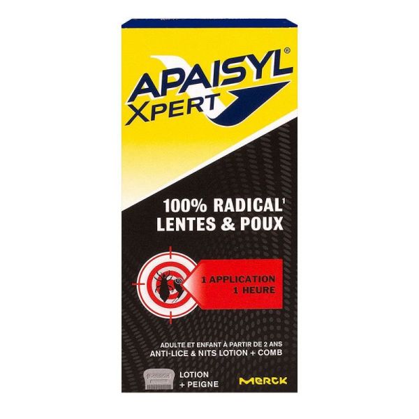 Apaisyl Xpert Lotion Traitante Poux et Lente 100ml