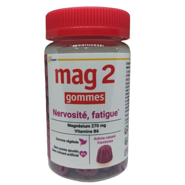 Mag 2 Gommes Framboise Pot de 45