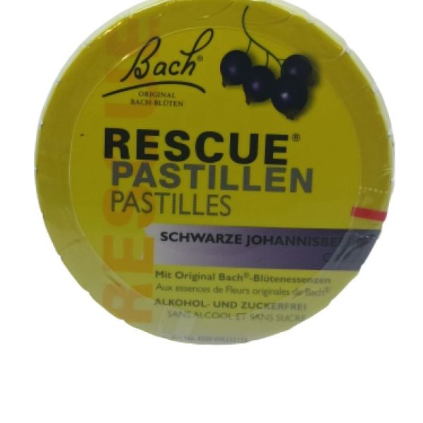 Rescue Pastilles Cassis Boite De 50 G