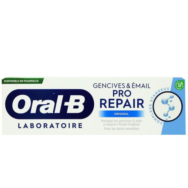 Oral B Labo Genc Email Pro-rep Dentif T/75ml