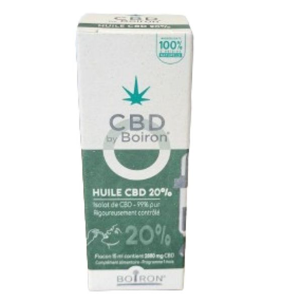 Cbd By Boiron Huile Buvable 20% Flacon Compte-goutte /15ml