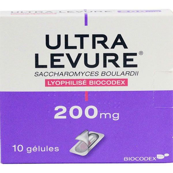 Ultra-levure 200mg Boite de 10 gélules