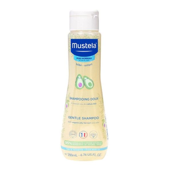 Mustela Bébé Enfant Shampoing Doux Avocat Bio Flacon 200ml