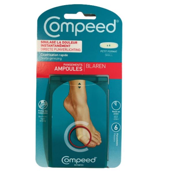 Compeed Pansements Ampoules Petit Format Boîte De 6