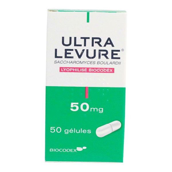 Ultra-levure 50mg flacon de 50 gelules