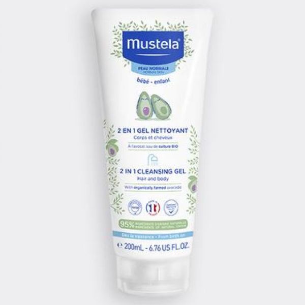 Gel 2en1 Nettoyant à l'Avocat Bio 200ml