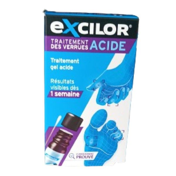 Excilor Verrue Acide Solution Flacon 4ml