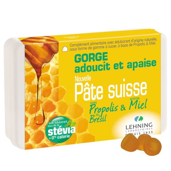 Pate Suisse à Sucer Miel Propolis 50g