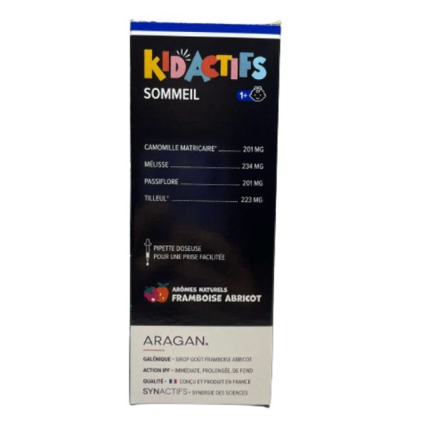 Synactifs Kidactifs Sommeil Sirop Enfants Flacon 125ml