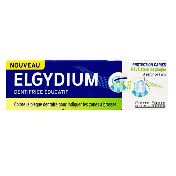 Elgydium Prot Caries Dentif Plaque 7ans 50ml