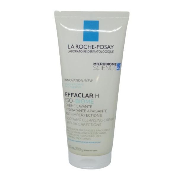 La Roche Posay Effaclar H Iso-Biome Crème Lavante Tube 200 ml