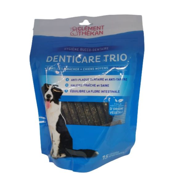 Denticare Trio Lamelles à Mâcher Chien 10-30kg B/15