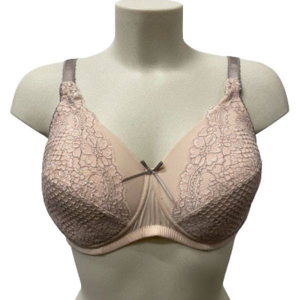 Alina Soutien-gorge Paddé Sans Armature Rose/gris T110A