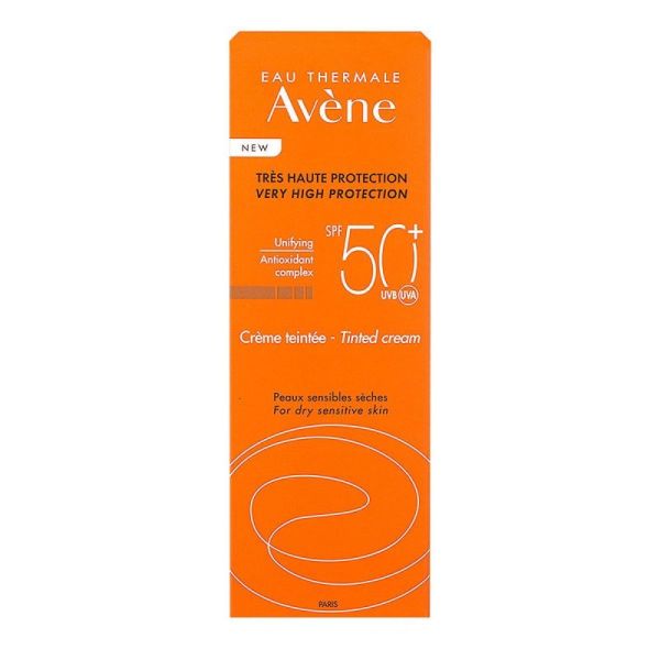 Solaire crème teintée SPF 50+   50ml