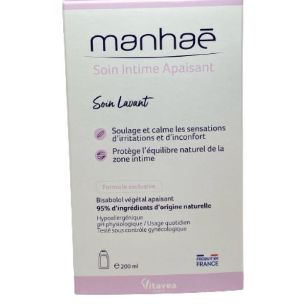 Manhae Soin Intime Apaisant Soin Lavant Flacon 200 ml